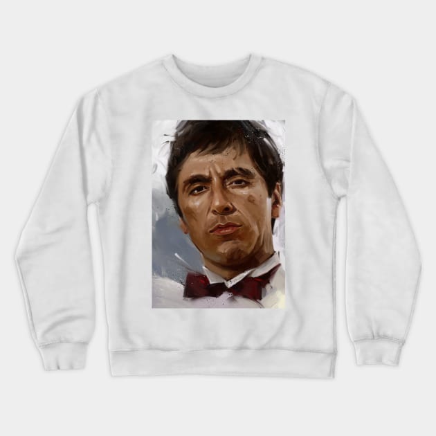Tony Montana Crewneck Sweatshirt by dmitryb1